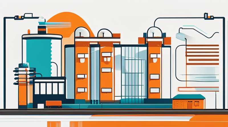 ¿Cuáles son los departamentos de las centrales eléctricas de almacenamiento de energía industrial?