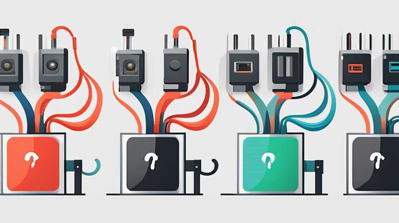 ¿Qué cables se utilizan en los equipos de almacenamiento de energía?