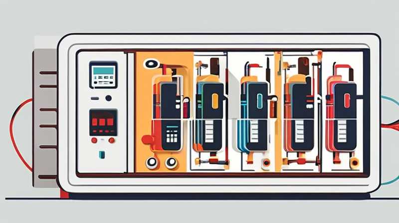 ¿Cuánta electricidad tiene un gabinete de una central eléctrica de almacenamiento de energía?