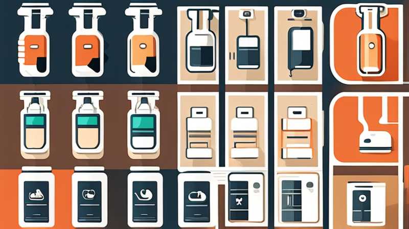 Instrucciones ilustradas sobre cómo cargar el armario de almacenamiento de energía.