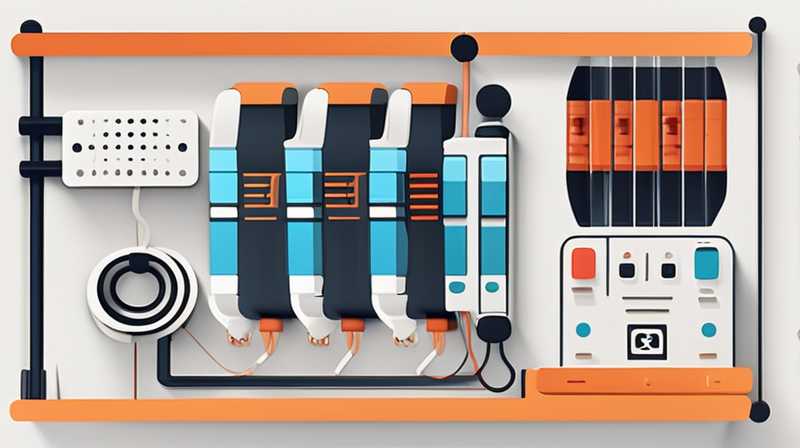 ¿Cuáles son los mazos de cables de alimentación de la batería de almacenamiento de energía?