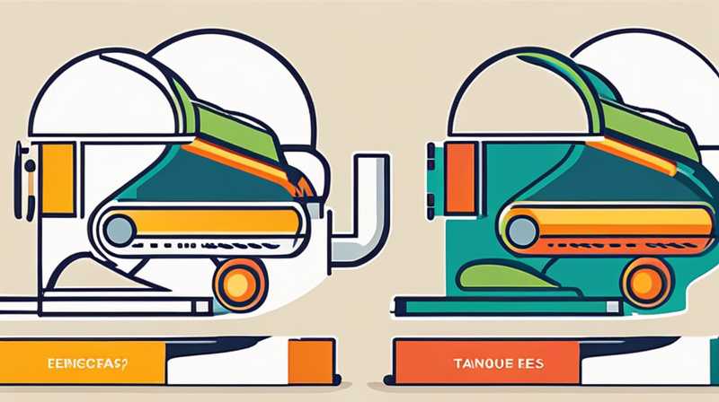 ¿Cuál es el principio del tanque de almacenamiento de energía del aire?