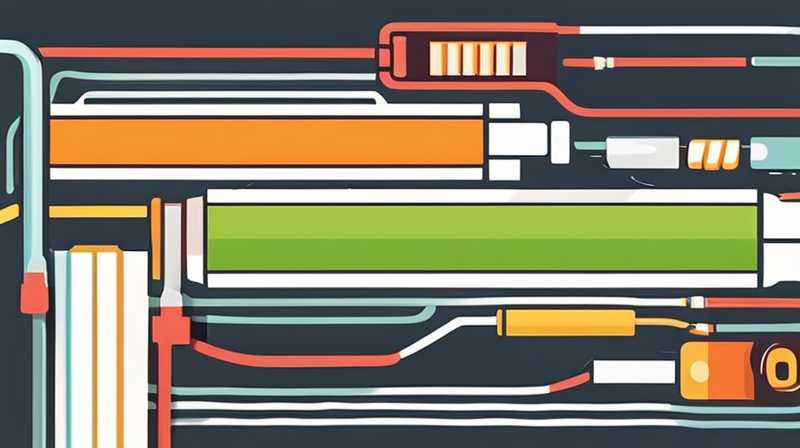 ¿Qué cables se utilizan para las baterías de almacenamiento de energía?