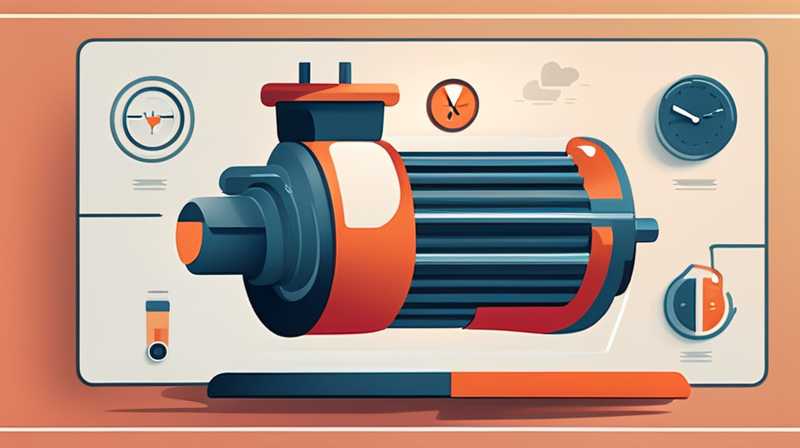 Cómo desmontar el motor de almacenamiento de energía CT19