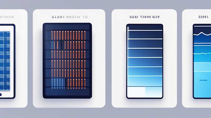 What temperature should the solar panel be set to?