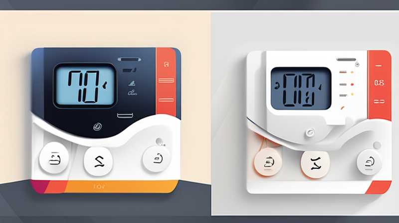 What does m stand for in a solar thermostat?