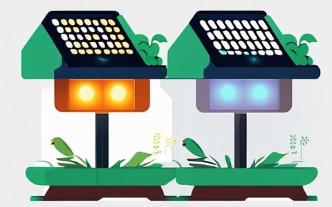 What kind of solar lighting is used in the garden