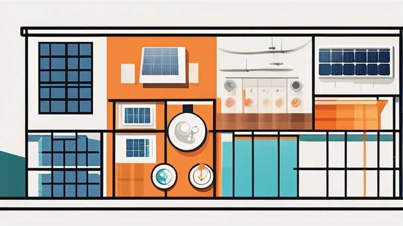 How to connect high-rise solar energy to indoor