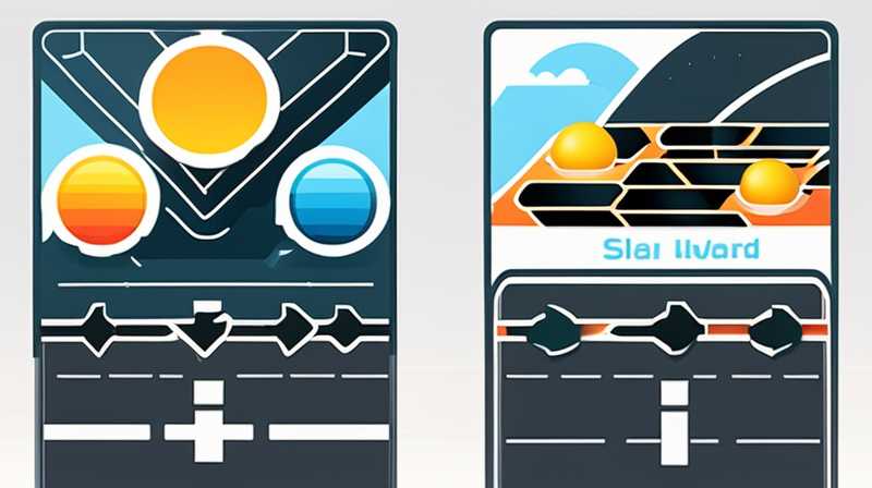 What is a solar road sign?