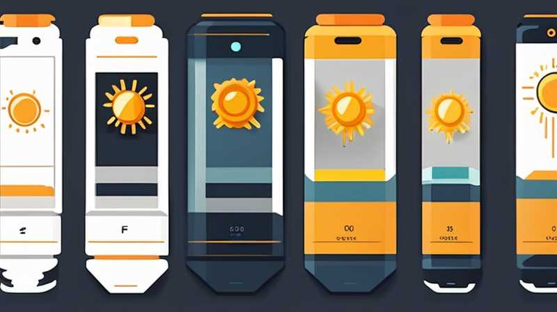 Where to check the capacity of solar battery