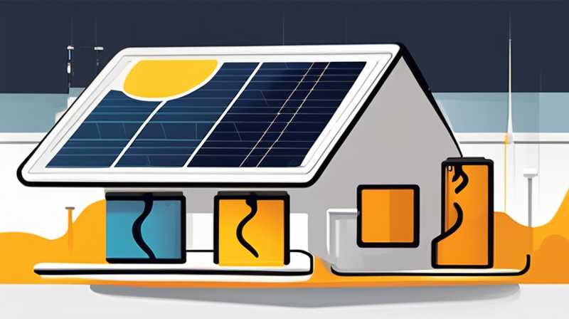 What does solar panel power storage mean?
