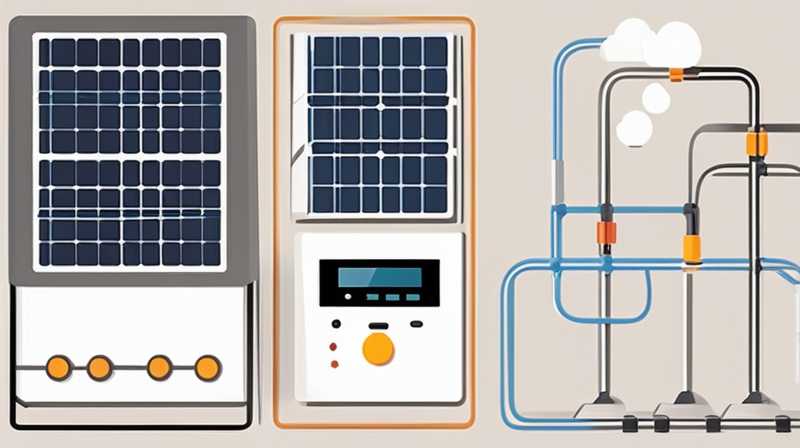 How to connect solar panels to household electricity