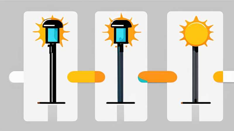 Why do solar street lights flash?