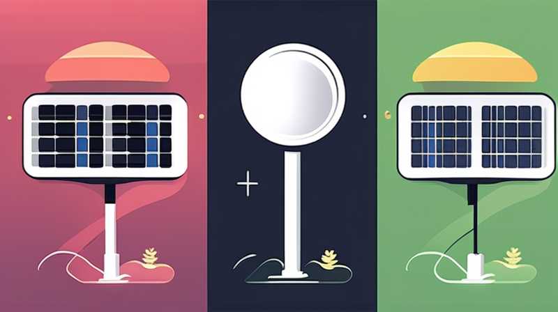 How to charge solar led lights