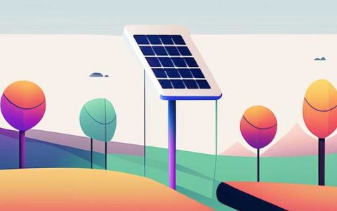 How to erect a solar pole