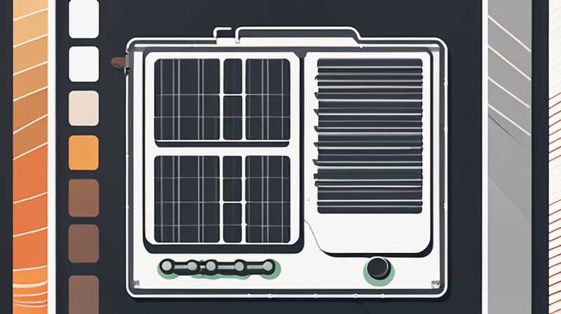 How to disassemble and install the solar sewage outlet