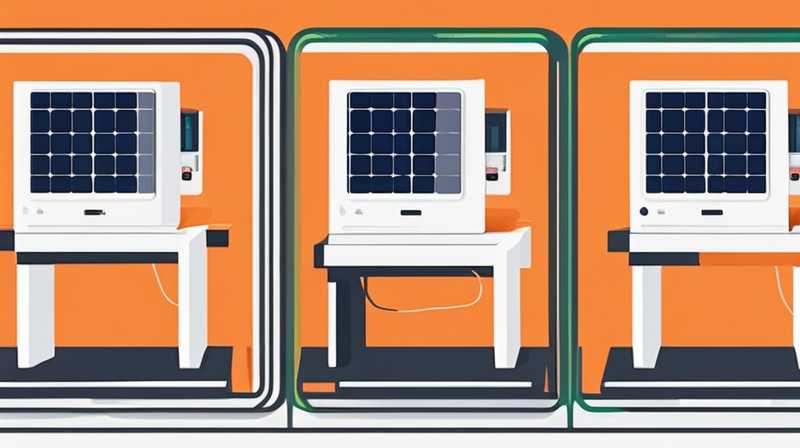 How to connect a solar charging station to a TV