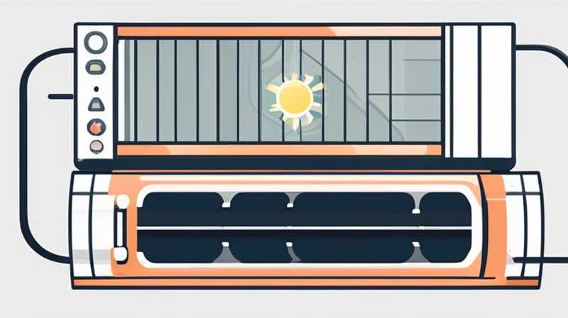 How to install solar integrated tube