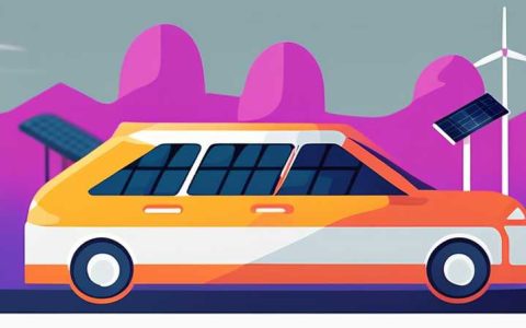 How many watts of solar energy are needed to charge a car?