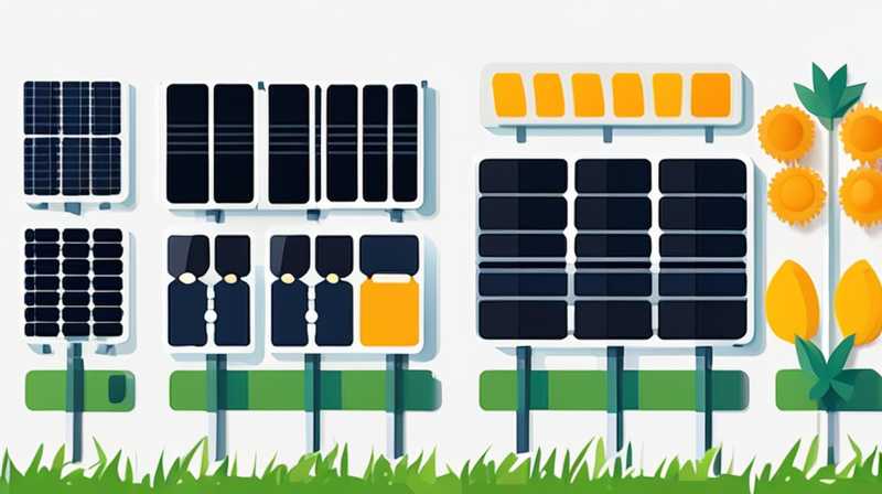 What are garden light solar panels?