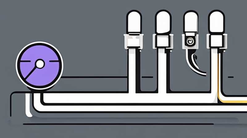 How to connect the switch to the solar pipe