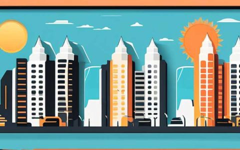 Where is the most solar energy in the city skyline?