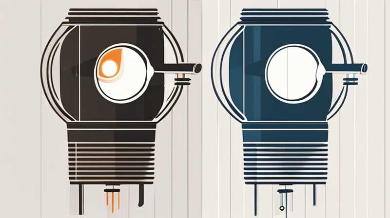 How to dismantle the side of the solar thermal barrel