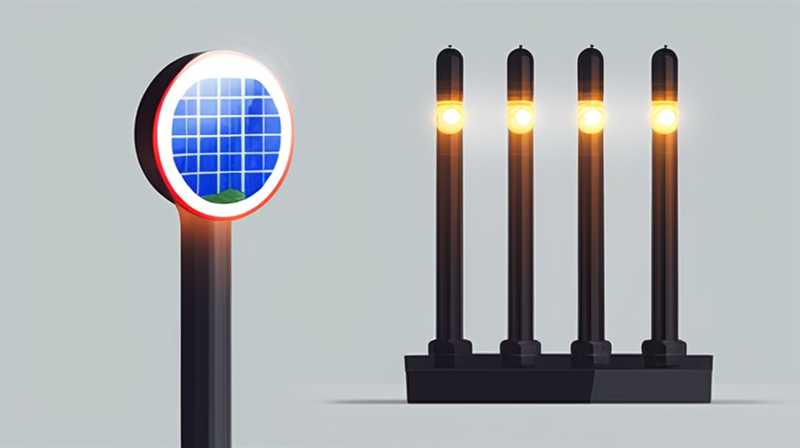 How to light up the solar fence light