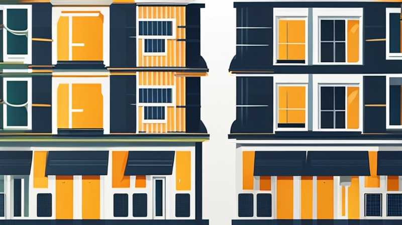 How to disassemble and install the solar energy on the upper floor