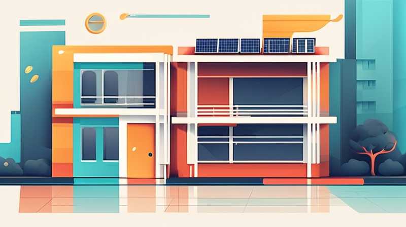 What does it mean when a building is equipped with solar energy?