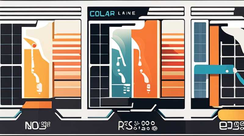 How much does it cost to replace a solar electric control line?