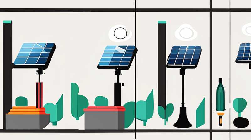 How to change the bulb of solar street light pole