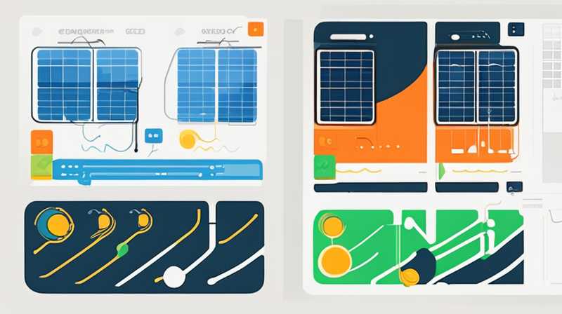 How to connect high current of solar panels