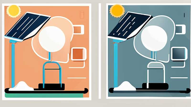 How about solar charging integrated lamp