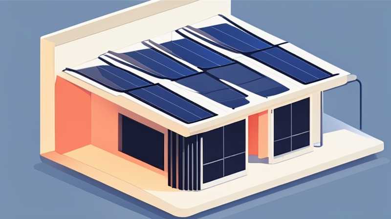 How to install solar panels when the monitoring device is out of power