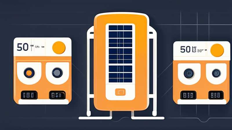 How much does a 50 watt solar appliance cost?