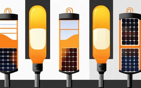 How to switch between solar and mains power lamps