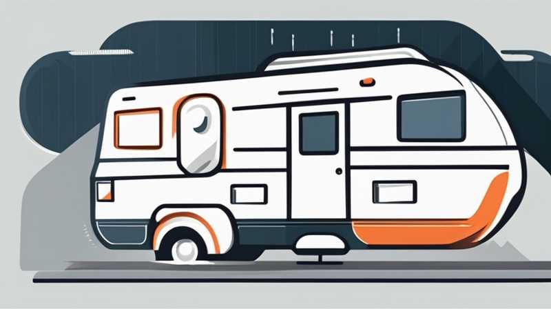 Where to install the light bulb on the RV solar panel