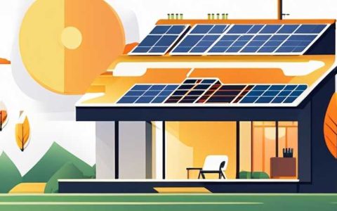 How to install solar panel lamps in a villa