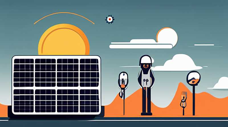 Monitor how long it takes for solar panels to be fully charged