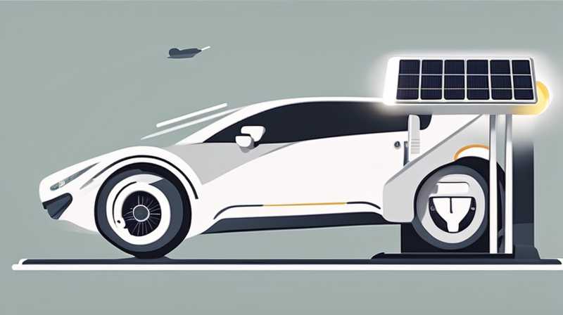 How to charge a car with solar energy