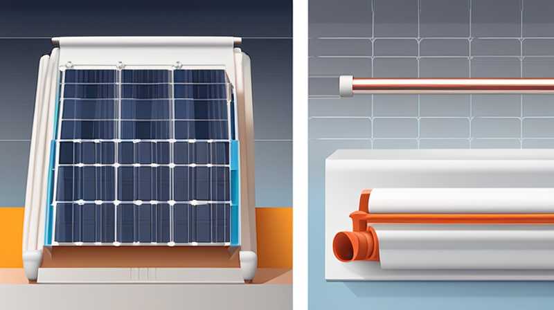 How to install solar thermal insulation pipe