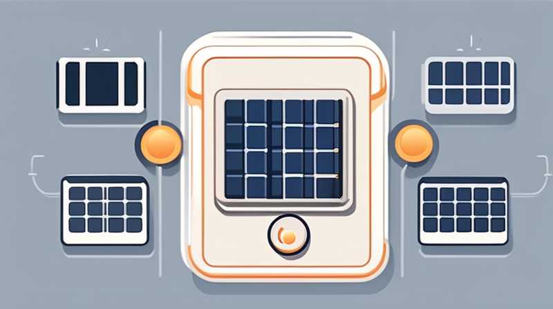 How to connect solar light sensing circuit