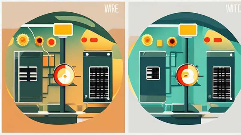 How many meters of wire can a 6V solar panel use?