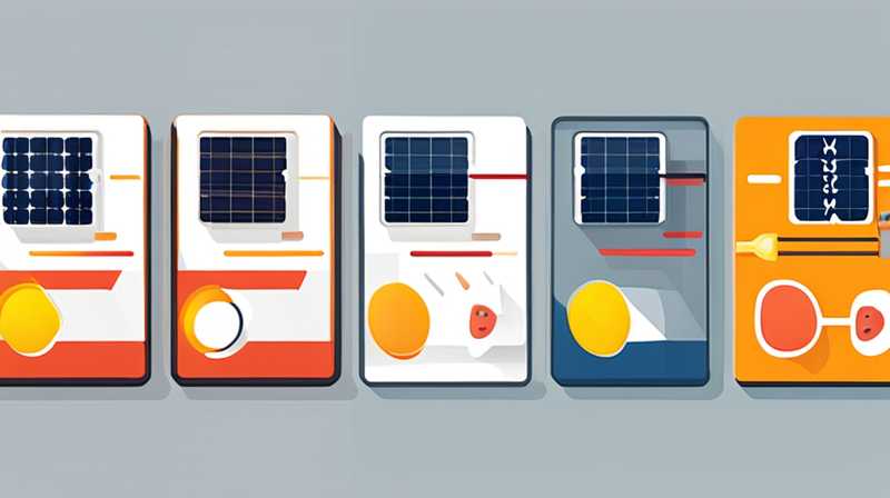 How to charge solar cells in parallel