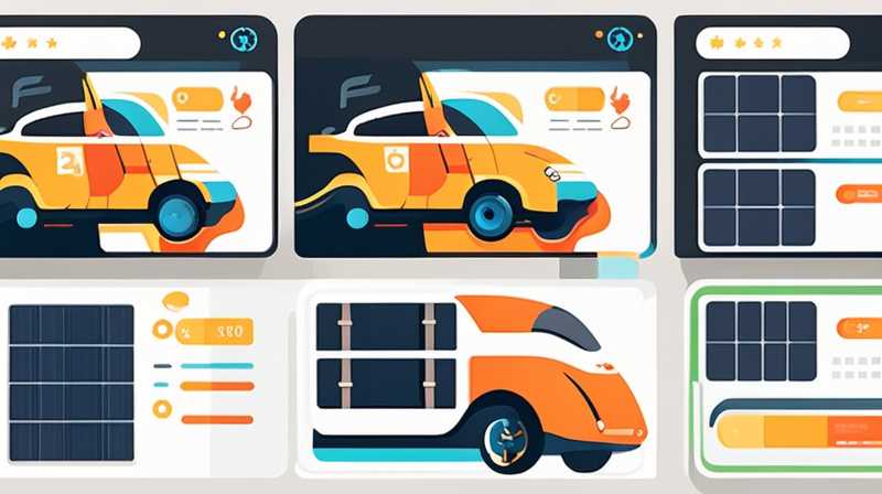 How to add solar energy to a battery car