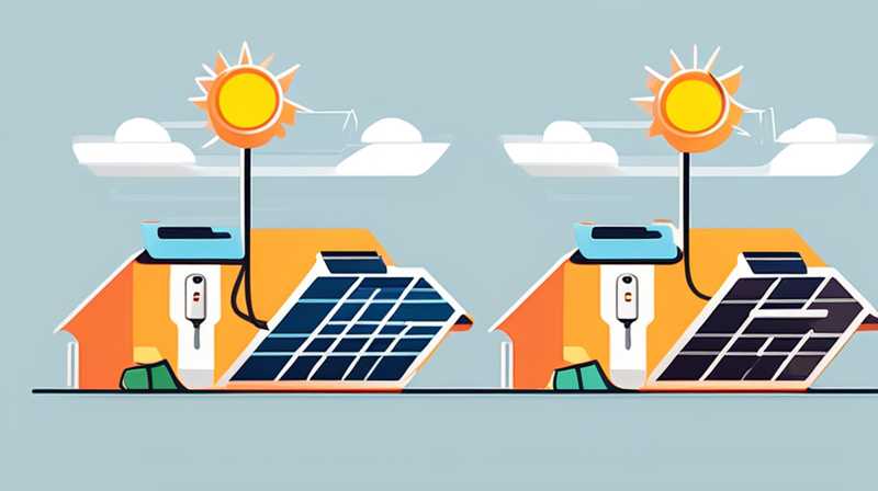 How to charge a solar panel battery