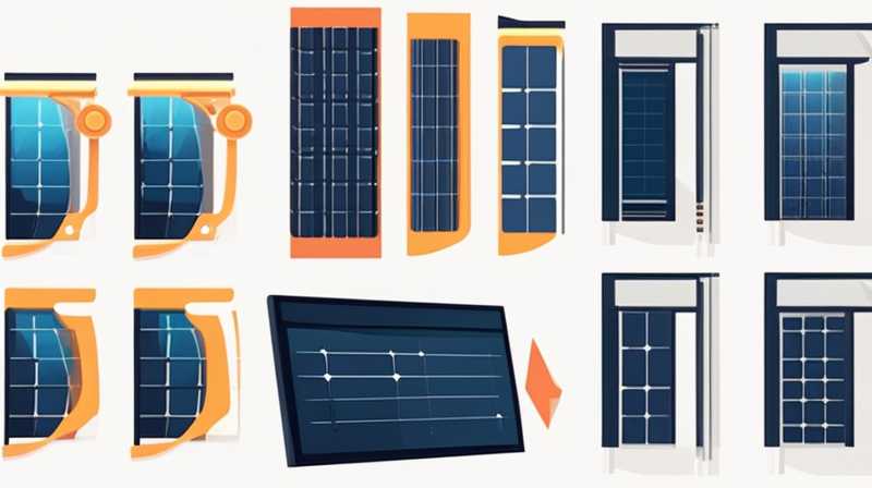 How much sunlight can a flat panel solar panel provide?