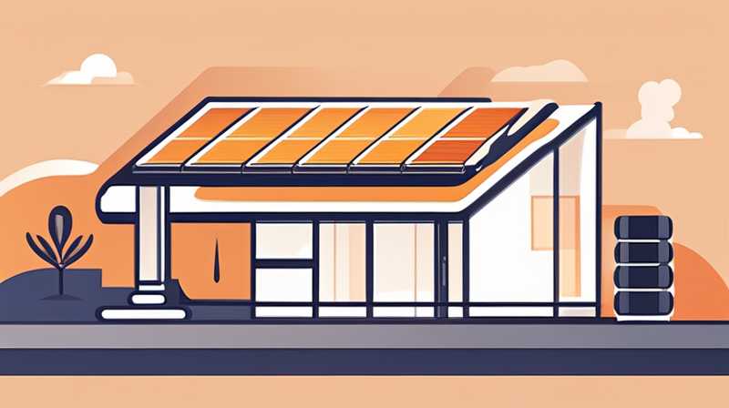 What are the uses of solar panels on the roof?