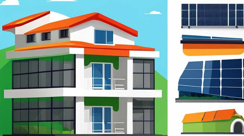 How to place solar energy on a full slope roof